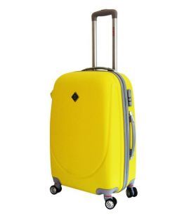 Валіза Bonro Smile double wheels Midi жовта картинка, зображення, фото
