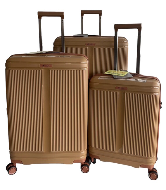 Комплект чемоданов Airtex 247 коричневый фото, картинка, изображение