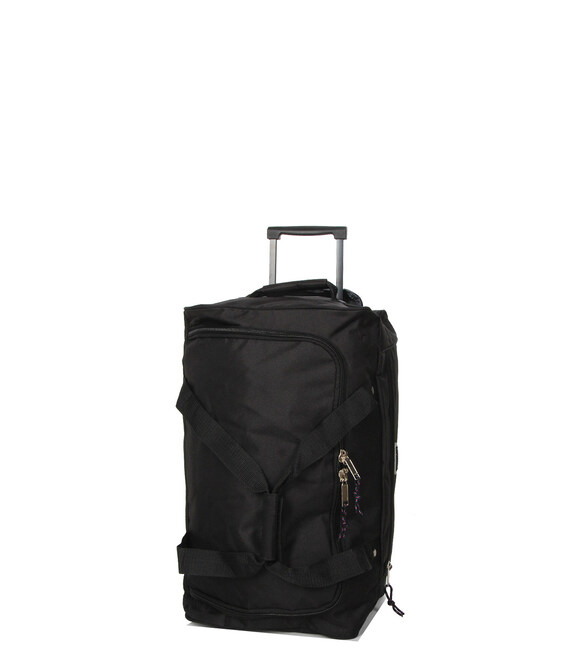 Сумка дорожня на колесах Madisson 21052 чорна картинка, зображення, фото