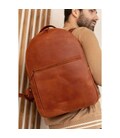 Кожаный рюкзак Groove L светло-коричневый винтаж картинка, изображение, фото