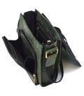 Шкіряна сумка через плече RepE-3027-4lx бренду TARWA зелений колір рептилія картинка, изображение, фото