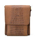 Шкіряна сумка через плече RepC-3027-4lx бренду TARWA коричневий колір рептилія картинка, изображение, фото