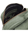 Сумка рюкзак для ноутбука з кінської шкіри TARWA RE-3420-3md зелена картинка, изображение, фото