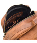 Сумка рюкзак для ноутбука з кінської шкіри TARWA RB-3420-3md коньячна картинка, изображение, фото