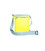 Чоловіча сумка-месенджер міні формату, 235х160х50 мм,жовто-блакитний картинка, зображення, фото