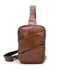 Шкіряний рюкзак слінг рюкзак на одну шлейку GB-0604-3md TARWA картинка, зображення, фото