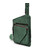 Шкіряний слінг рюкзак на одне плече TARWA RE-232-3md зелений картинка, зображення, фото