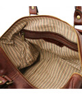Дорожня шкіряна сумка-даффл із кишенею ззаду - Малий розмір Tuscany TL141250 Voyager картинка, изображение, фото
