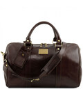 Дорожня шкіряна сумка-даффл із кишенею ззаду - Малий розмір Tuscany TL141250 Voyager картинка, изображение, фото
