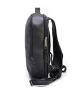 Шкіряний чоловічий рюкзак чорний TARWA FA-7287-3md на два відділи картинка, изображение, фото