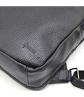 Шкіряний чоловічий рюкзак чорний TARWA FA-7287-3md на два відділи картинка, изображение, фото