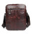 Чоловічі шкіряні сумки месенджер на плече коричнева John McDee 1054X картинка, зображення, фото