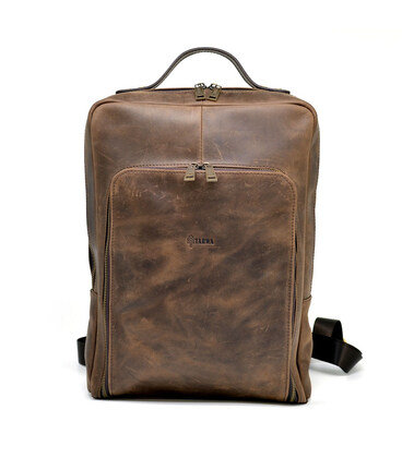 Рюкзак для ноутбука 15 "дюймів RC-1240-4lx в коричневій шкірі крейзі хорс картинка, зображення, фото