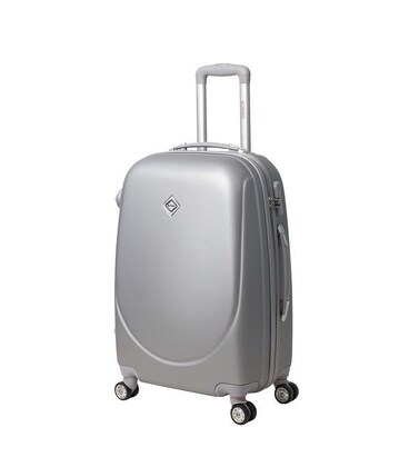 Валіза Bonro Smile double wheels середня M срібло картинка, зображення, фото