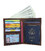Коричневий шкіряний гаманець-органайзер з відділом для ID документів JDR-8450R картинка, зображення, фото