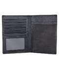 Чорний шкіряний гаманець-органайзер з відділом для ID документів JDR-8450A картинка, зображення, фото