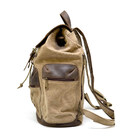 Місткий рюкзак з парусини canvas і шкіри RSc-0010-4lx від бренду TARWA картинка, изображение, фото