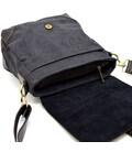 Компактна сумка через плече з тканини канваc і шкіри RGc-1309-4lx TARWA картинка, изображение, фото