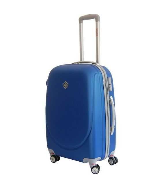 Чемодан Bonro Smile double wheels большой L синий фото, картинка, изображение