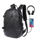 Повсякденний рюкзак JD2018A з натуральної шкіри з вбудованою функцією USB картинка, изображение, фото