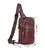 Шкіряний міні-рюкзак на одній шлеї бренду John McDee картинка, изображение, фото