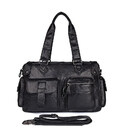 Модна чоловіча сумка чорного кольору JD7384A картинка, изображение, фото
