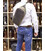 Слінг-рюкзак з канвас і кінської шкіри RH-2017-4lx TARWA картинка, изображение, фото
