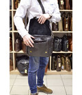Чоловіча шкіряна сумка через плече з телячої шкіри TARWA GC-6045-1md картинка, зображення, фото