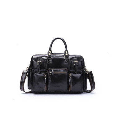 Стильна шкіряна сумка, колір чорний, Bexhill 7028A картинка, изображение, фото