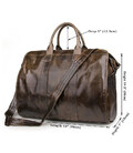 Супер містка сумка-бочонок з натуральної шкіри John McDee 7324B картинка, зображення, фото