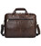 Чоловіча сумка портфель JD7146Q зі шкіри на три відділення John McDee картинка, изображение, фото