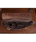 Чоловік шкіряний портфель, сумка, ретро-стиль, матова темна 7082R-1 картинка, изображение, фото