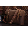 Чоловік шкіряний портфель, сумка, ретро-стиль 7082R кінська шкіра картинка, зображення, фото