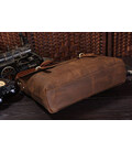 Чоловік шкіряний портфель, сумка, ретро-стиль 7082R кінська шкіра картинка, зображення, фото