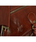 Шкіряна сумка спортивна дорожня - Fear and Loathing in Las Vegas - коричнева TR 5193001 картинка, изображение, фото