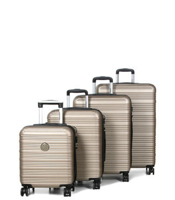 Набір валіз 4 в 1 Airtex 805 шампань - картинка, зображення, фото валізи