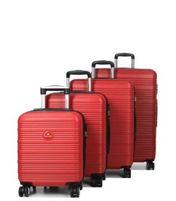 Набір валіз 4 в 1 Airtex 805 червоний - картинка, зображення, фото валізи
