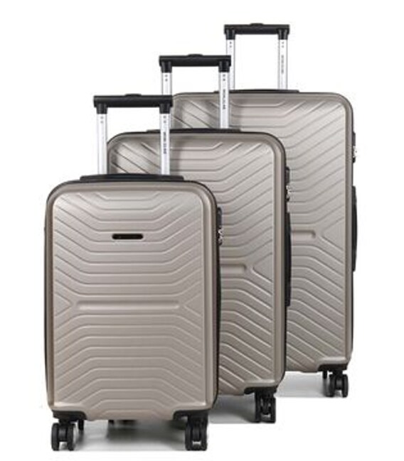 Набір валіз Airtex 625 Worldline шампань - картинка, зображення, фото валізи