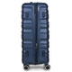 Набор чемоданов + кейс Airtex 628 Worldline синий фото