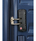 Набор чемоданов + кейс Airtex 628 Worldline синий картинка, изображение, фото