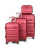 Набір валіз + кейс Airtex 628 Worldline бордовий - картинка, зображення, фото валізи