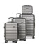 Набор чемоданов + кейс Airtex 628 Worldline графитовый фото, картинка, изображение