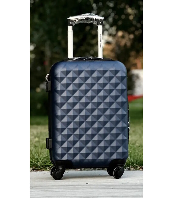 Чемодан Wings BS 190 маленький S синий фото, картинка, изображение