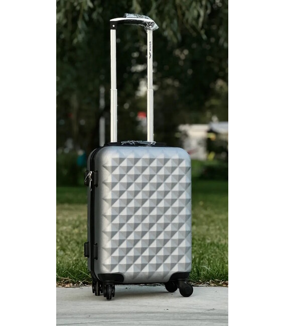 Чемодан Wings BS 190 Mini серебристый фото, картинка, изображение