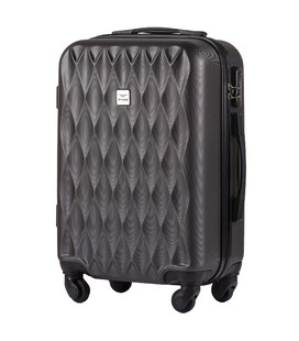 Чемодан Wings TD190 маленький S графитовый фото, картинка, изображение