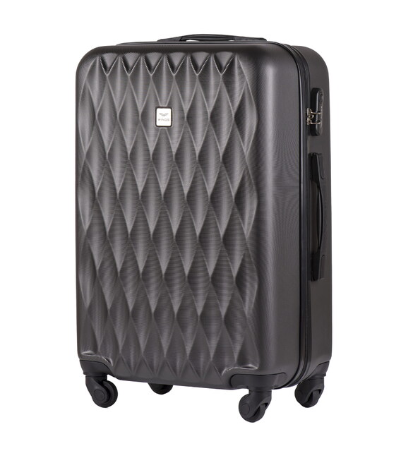 Чемодан Wings TD190 большой L графитовый фото, картинка, изображение