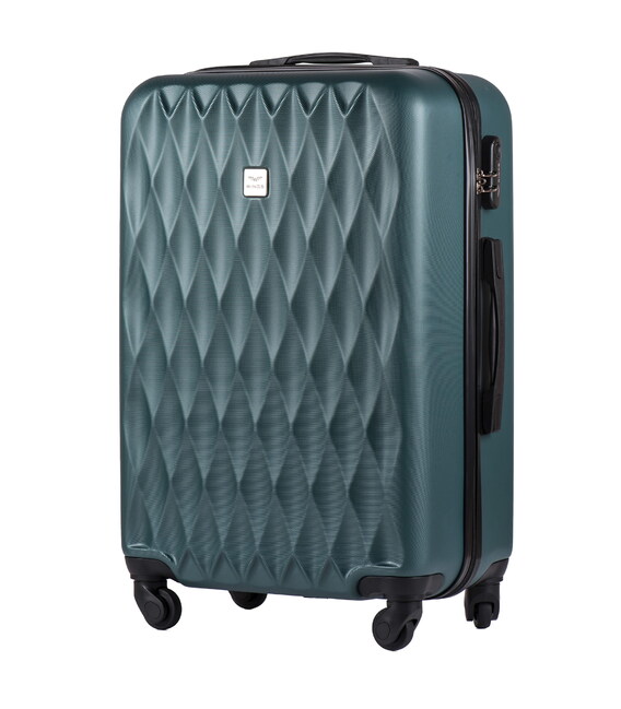 Чемодан Wings TD190 большой L зеленый фото, картинка, изображение