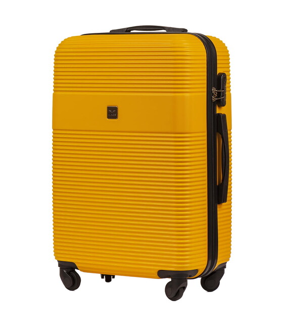 Чемодан Wings 5398 средний M желтый фото, картинка, изображение