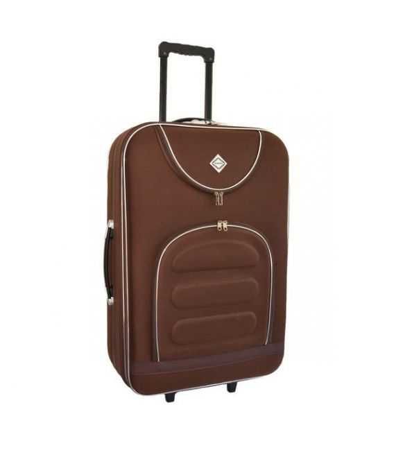 Чемодан Bonro Lux маленький S коричневый фото, картинка, изображение