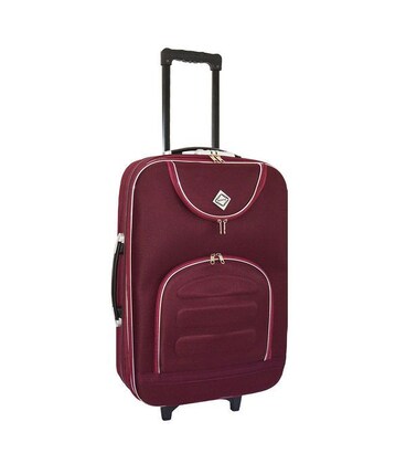 Чемодан Bonro Lux маленький S бордовый фото, картинка, изображение